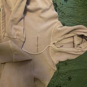 Women Cum First Cropped Hoodie